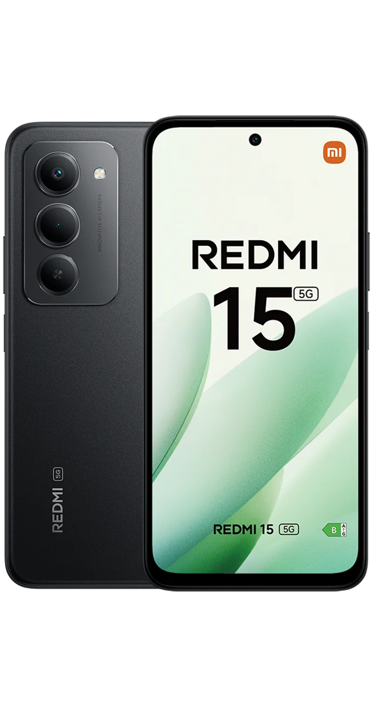 XIAOMI REDMI 15 256GB 5G negro al mejor precio | Jazztel