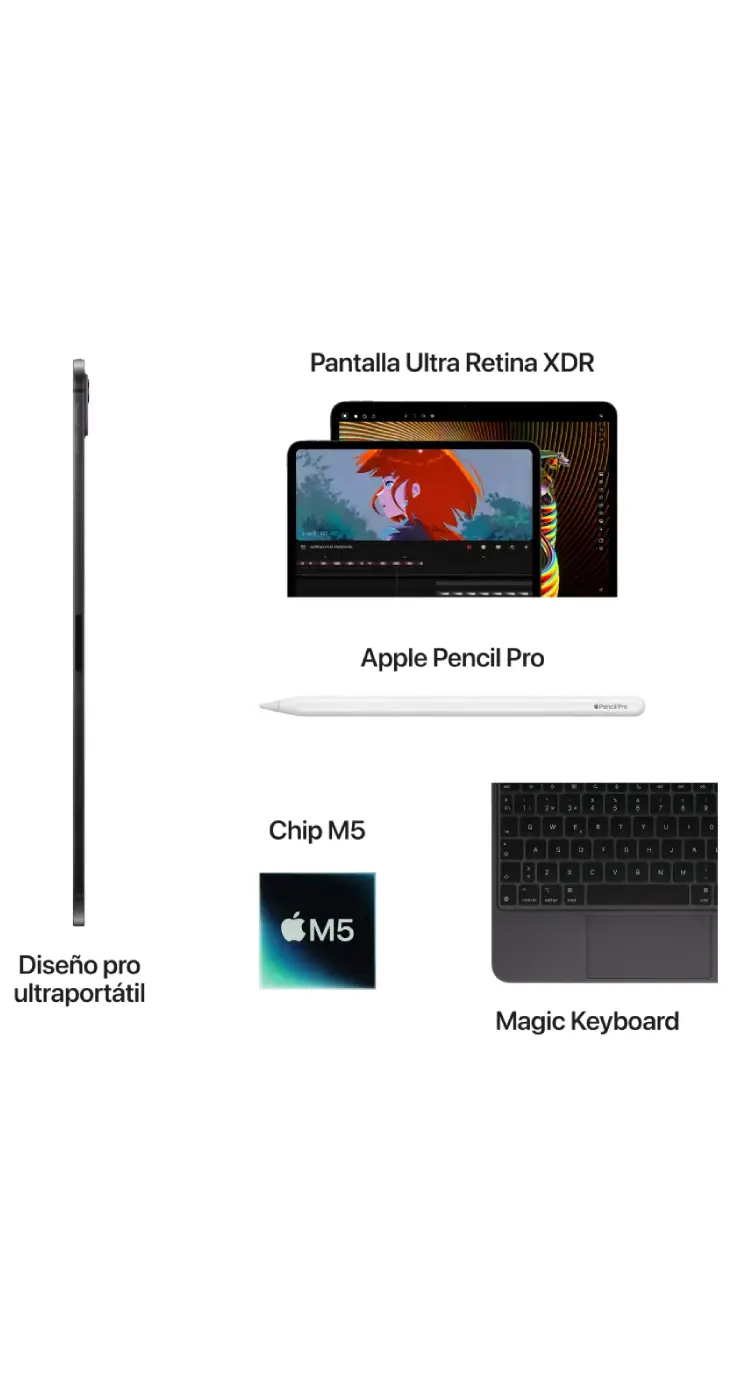 Apple iPad Pro M4 WiFi 11 256GB negro al mejor precio | Jazztel