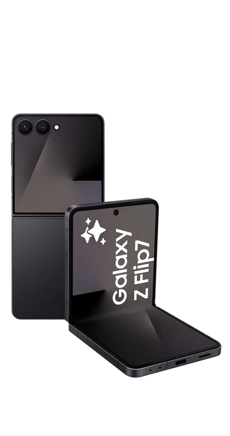 Samsung Galaxy Z Flip 7 5G 256GB negro al mejor precio | Jazztel