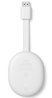 Chromecast con Google TV 4K blanco al mejor precio | Jazztel