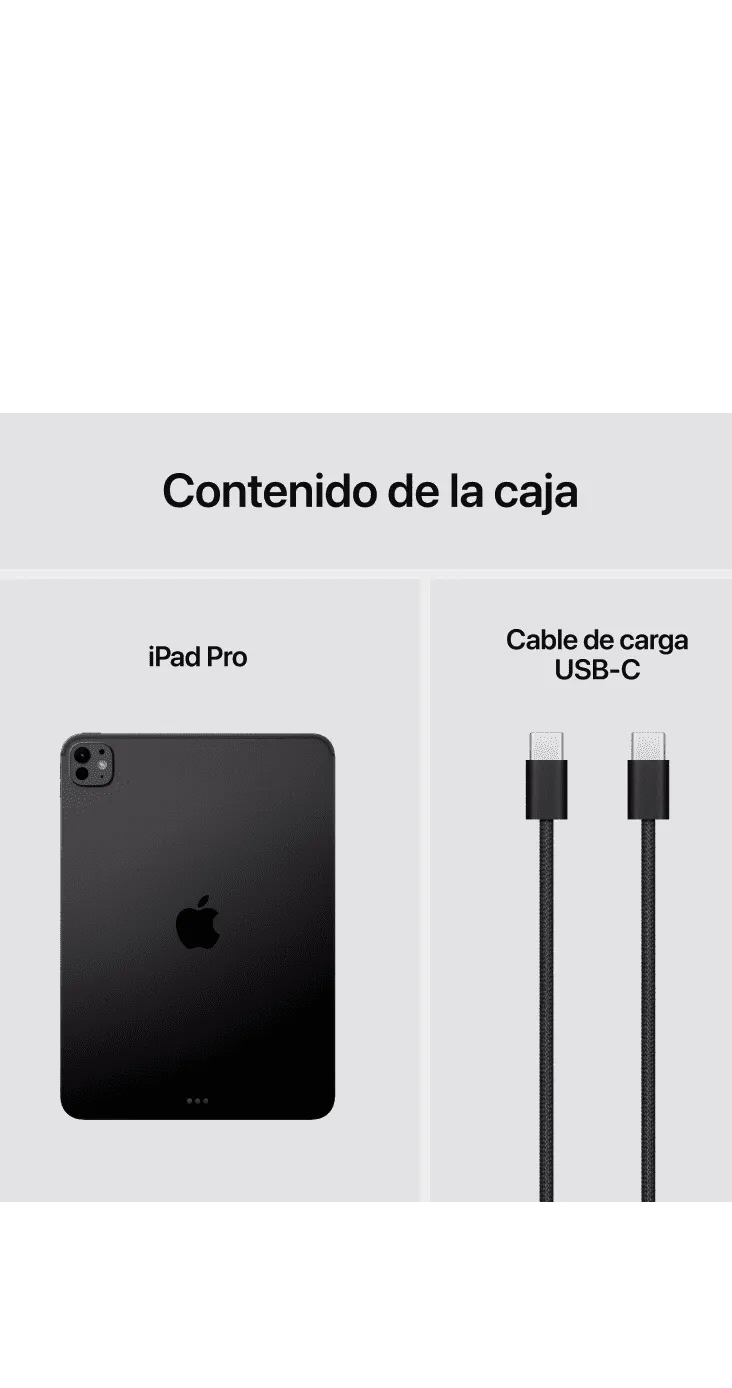 Apple iPad Pro M4 WiFi 11 256GB negro al mejor precio | Jazztel