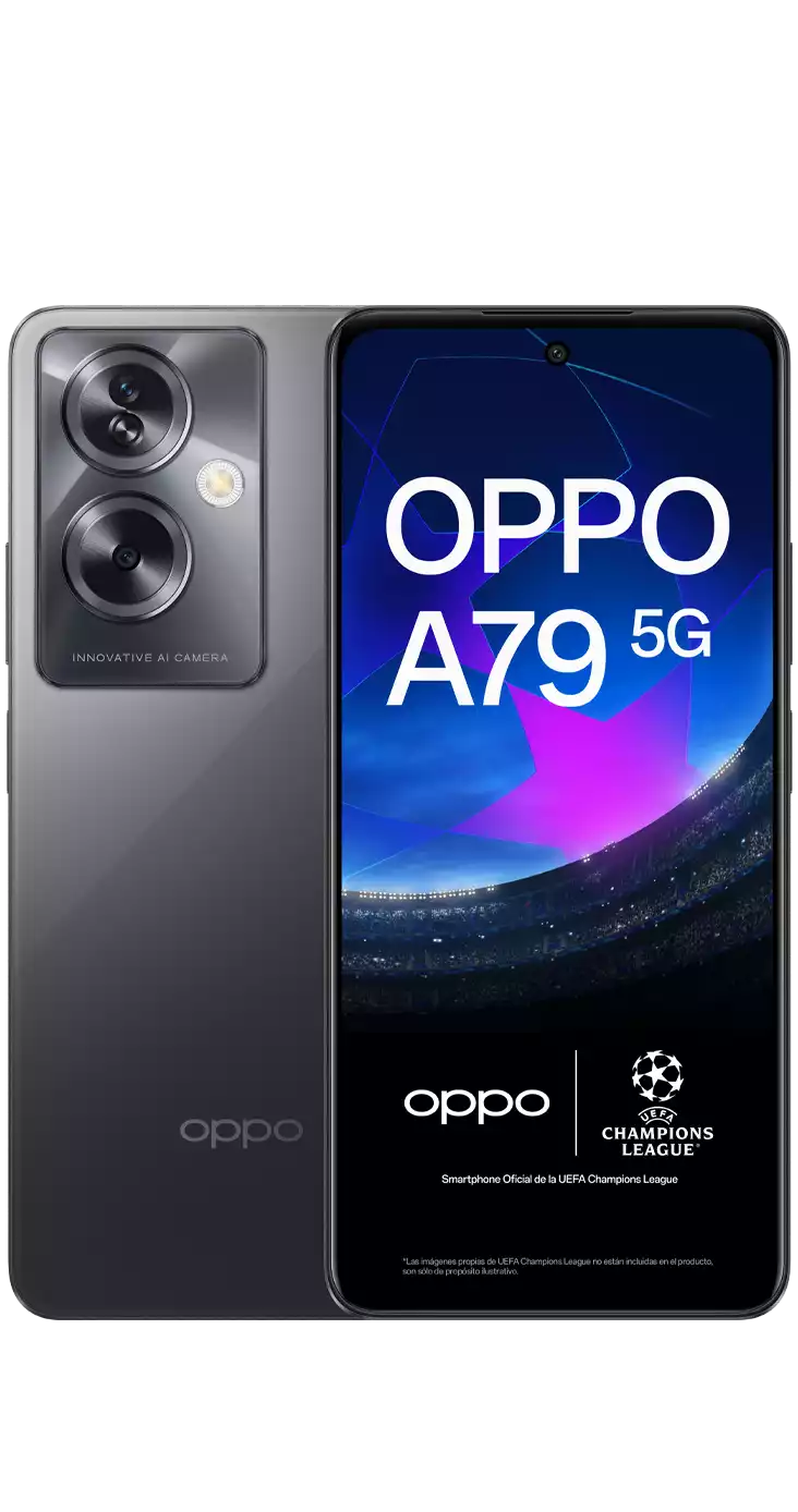Funda móvil - Oppo A79 5G TUMUNDOSMARTPHONE, Oppo, Oppo A79 5G, Negro