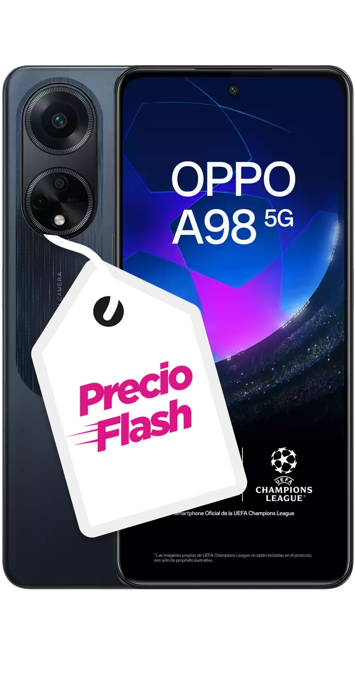 Oppo A98 5G 256GB negro al mejor precio