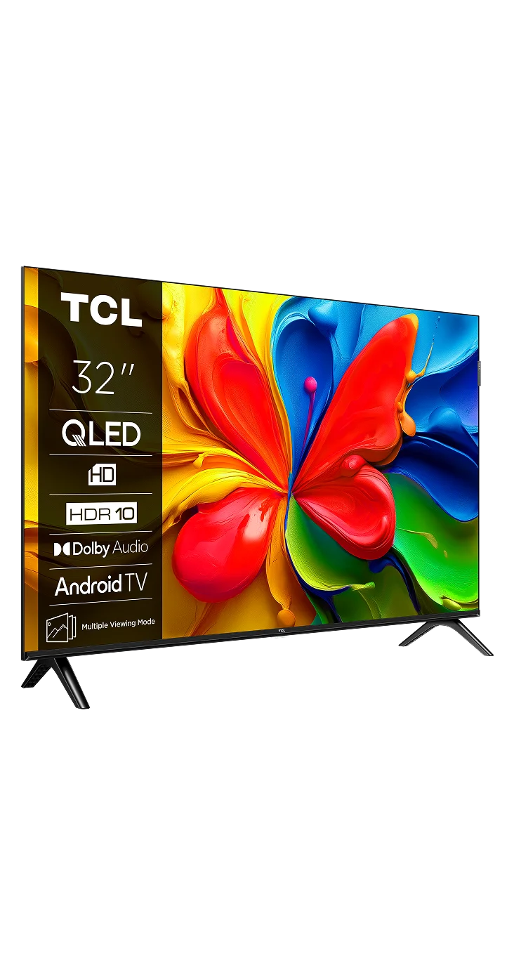 TCL Televisor Google TV 32 32S4K QLED HDR negro al mejor precio